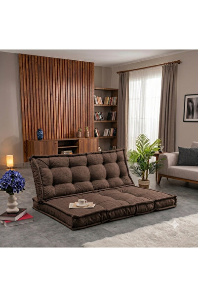 beyzima Balkon, Bahçe, Salon Yer Minderi 2'li (120x70) Fermuarsız