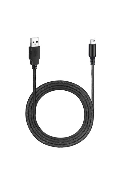 Choice كابل شحن وبيانات USB أسود بطول 1.5 متر لنينتندو DSi NDSI نيو 3DS 2DS X...