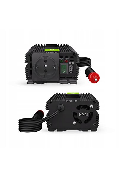 NO BRAND INVERTER 12V 230V 150W 300W PENTRU AUTO GC PRO SINUSOIDAL USB LED