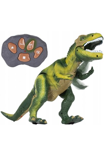 Stator Dinozaur interactiv telecomandat pentru copii T-Rex cu LED-uri, sunete...