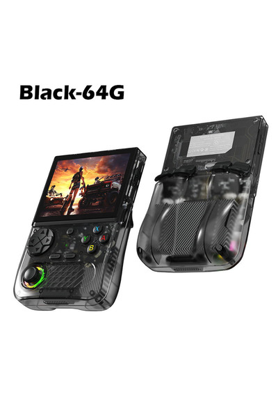 Choice1 black K36S Retro Handheld Video Game Console Linux System 3.5-inch IP...