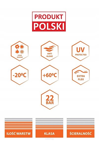 NO BRAND Furtun de grădină 4 straturi pentru irigare 22 bari 1/2'' 50m + Cone...