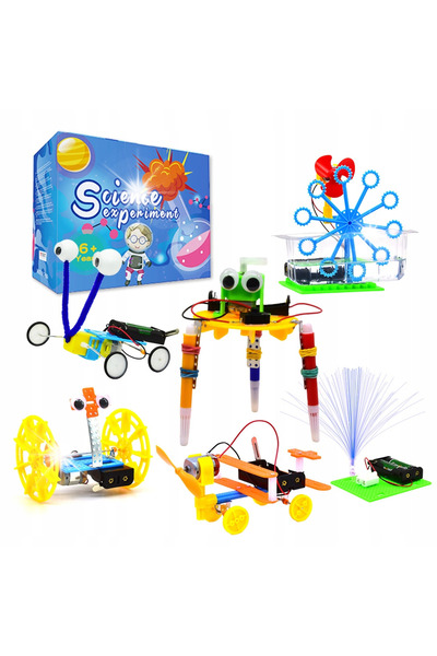 NO BRAND Set de 6 kituri științifice de robotică, kituri de experimente, jucă...