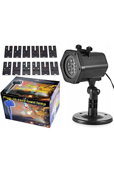 Star Shower Proiector cu laser și LED pentru perete, 12 diapozitive, cu telec...