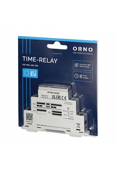 Orno Releu de timp - conectare la ora specificată