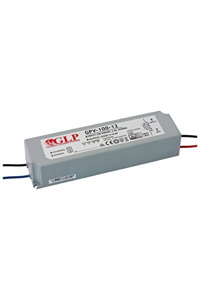 NO BRAND Sursă de alimentare pentru LED-uri 100W 12V 8,3A GLP GPV-100-12 impe...