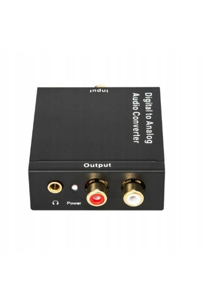 NO BRAND Convertor Optic Coaxial Toslink/Spdif RCA 2X Cinch 192Khz Sursă de a...