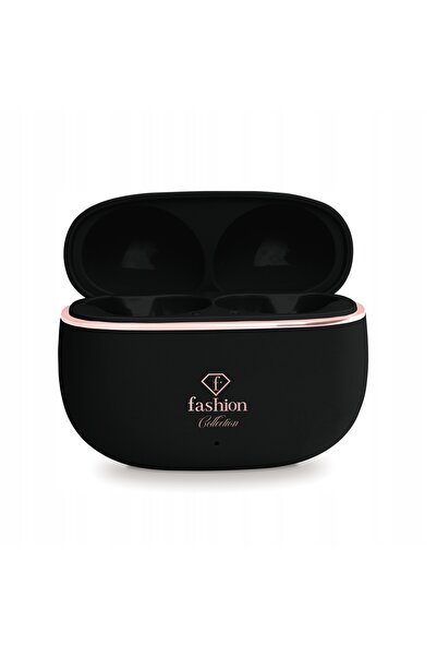 NO BRAND Căști wireless, Fashion Ftv-0161 Negru mat - Auriu roz