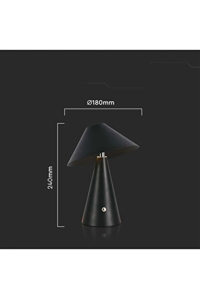 NO BRAND V-Tac 3W LED 24cm Lampă de birou Vt cu încărcare USB, reglabilă, nea...