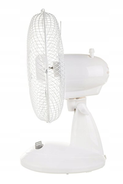 adler Ventilator de birou, diametru 23cm, oscilație, 45W, reglabil, alb