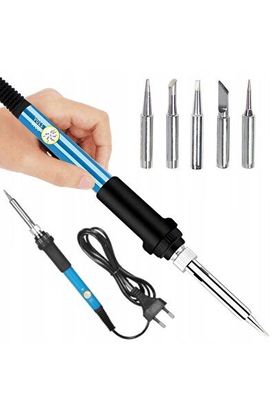 NO BRAND Ciocan de lipit de 60W + accesorii + carcasă Kit Verke V08156