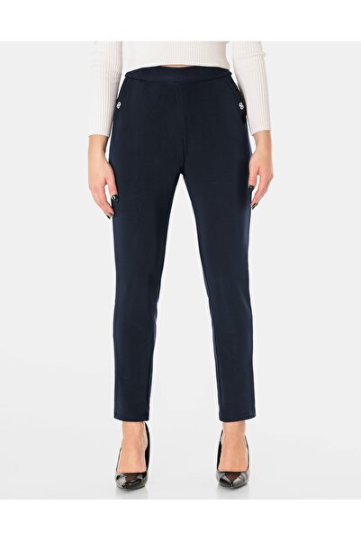 NO BRAND Pantaloni eleganți de damă tip țigară 20238-2 8/9XL