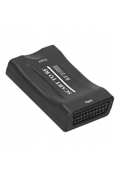NO BRAND Adaptor Convertor Video Audio SCART la RF pentru PC Laptop
