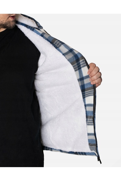 NO BRAND Bluză călduroasă din fleece pentru bărbați, termică, extensibilă, 22...