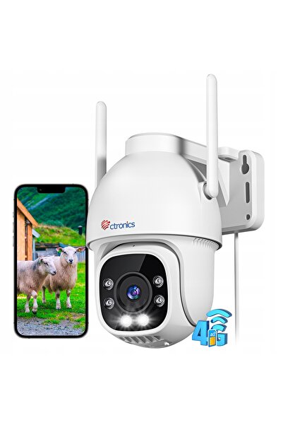 NO BRAND 3G 4G 5G LTE GSM Cartelă SIM Zoom 4x 2MP Cameră IP de exterior rotativă