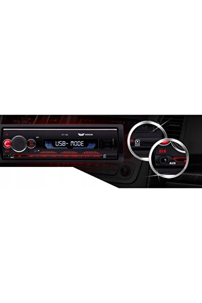 NO BRAND Vordon ht-169 bluetooth usb sd rds 1din radio auto