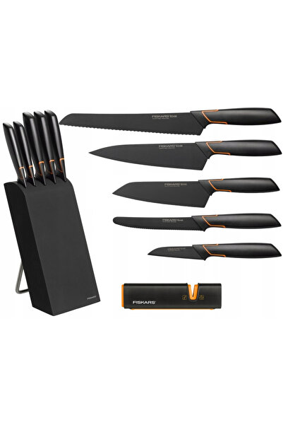 NO BRAND Set de cuțite în bloc Fiskars Edge 5 piese.