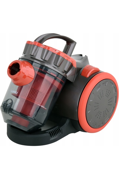 NO BRAND Aspirator ciclonic fără sac filtru Hepa 3 perii Lund 700W Roșu