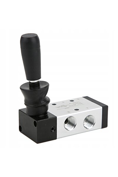 NO BRAND 4H210-08 Valvă pneumatică manuală de control pentru cilindru, cu pâr...