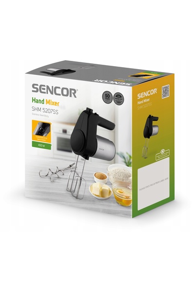 NO BRAND Mixer de mână Sencor Shm 5207Ss 400 W Negru