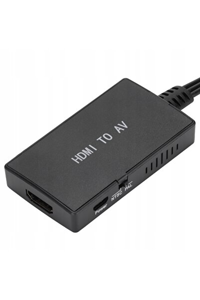 NO BRAND Convertor Adaptor Cablu HDMI la AV RCA 1080P HD