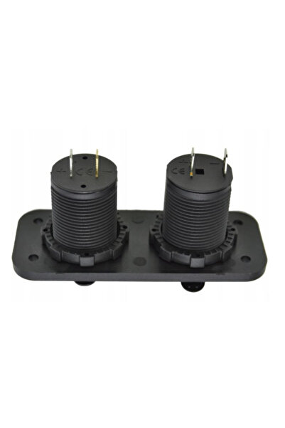 NO BRAND Priză brichetă pentru barcă + 2x încărcător USB 12V