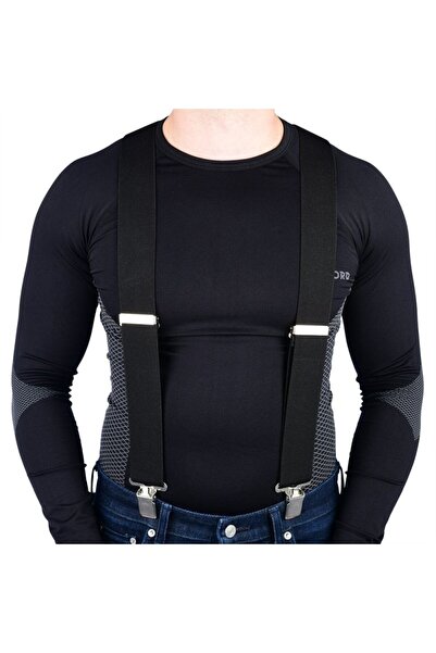 NO BRAND Bretele pentru pantaloni de motocicletă Oxford Negru