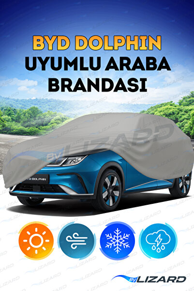 ByLizard غطاء سيارة فاخر متوافق مع سيارة BYD Dolphin، غطاء سيارة من مادة المي...