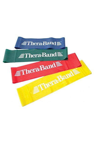 NO BRAND Bandă elastică Loop Thera-Band 7,6 X 45,5cm Roșu