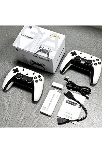 NO BRAND CONSOLE DE JOCURI TV RETRO HDMI 20000 JOCURI EMULATOARE 2 MANETE 64 ...