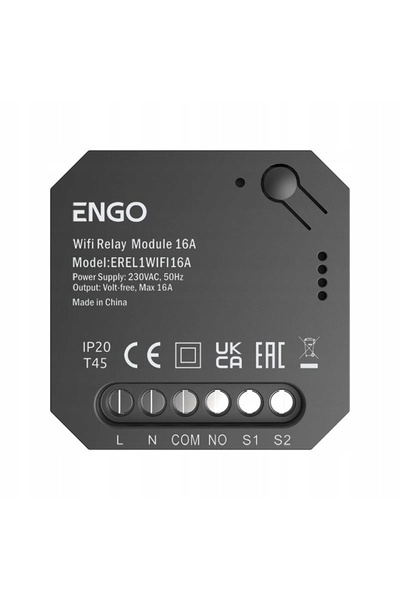 NO BRAND EREL-16WIFI Releu inteligent Wi-Fi, 16A Engo