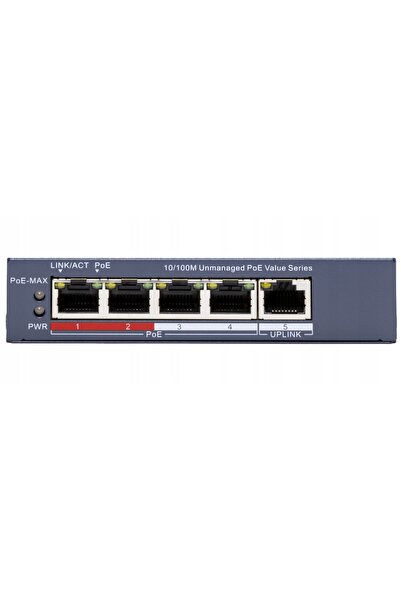 NO BRAND SWITCH POE DS-3E0105P-E/M(C) cu 4 porturi Hikvision