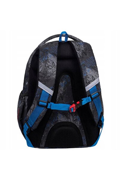 NO BRAND Rucsac școlar Spider-Man Coolpack cu multiple compartimente, Negru, ...