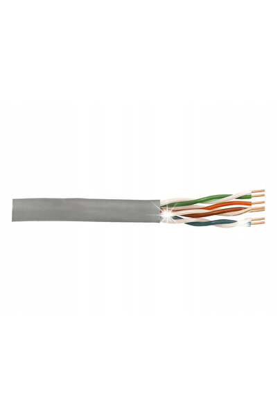 lexton Cablu de rețea LAN UTP RJ45, pereche torsadată, Cat 5E, 100% cupru, 305m