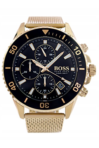 NO BRAND HUGO BOSS 1513906 - Ceas bărbătesc Admiral GOLD + Cutie cadou