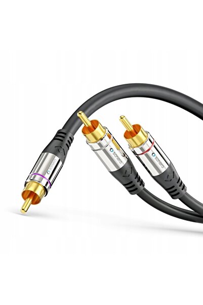 NO BRAND Cablu pentru Subwoofer Tip Y 1X RCA - 2X RCA Sonero Sac900-020 Premi...