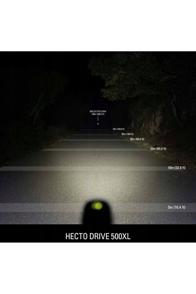 Lezyne Lampă frontală Hecto drive 500XL Negru