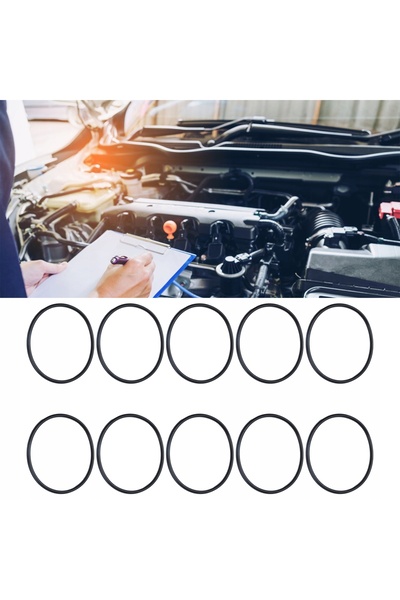 NO BRAND Curele de cauciuc rotunde de 5 mm pentru motor, 10 bucăți