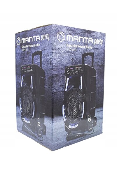 NO BRAND Boxă Karaoke cu Microfon, Radio Manta Spk5033