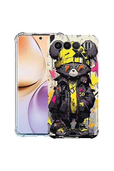 bestcase ®   Противоударен калъф Husa за Realme 16, Мече в пастелни цветове, ...