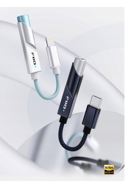 NO BRAND Fiio Ka11 Amplificator de căști DAC Lightning Portabil Argintiu