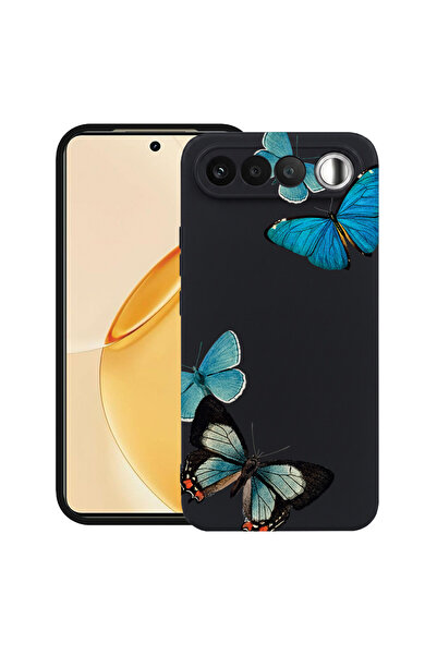 bestcase ®   Θήκη TPU Υπέρλεπτη Husa για Realme 16, Όμορφες Μπλε Πεταλούδες, ...