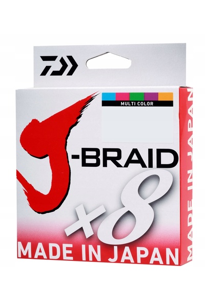 NO BRAND Fir de pescuit împletit marin Daiwa J-braid X8 multicolor 0.18mm 300...