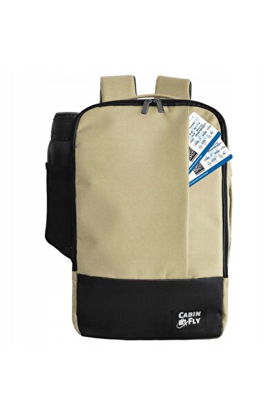 NO BRAND CabinFly Bellanca 40x20x25 cm Geantă Rucsac Bej