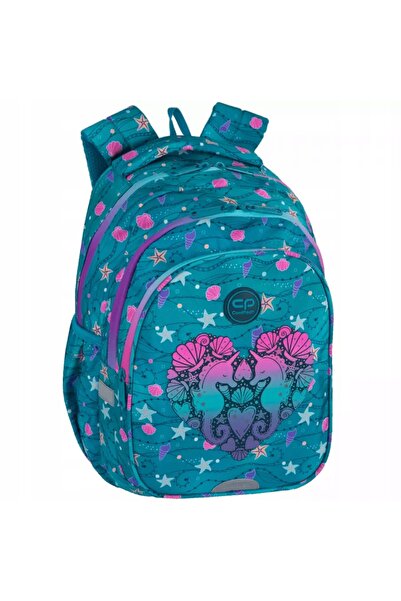 NO BRAND Coolpack Rucsac școlar cu multiple compartimente Roz, Multicolor, Verde