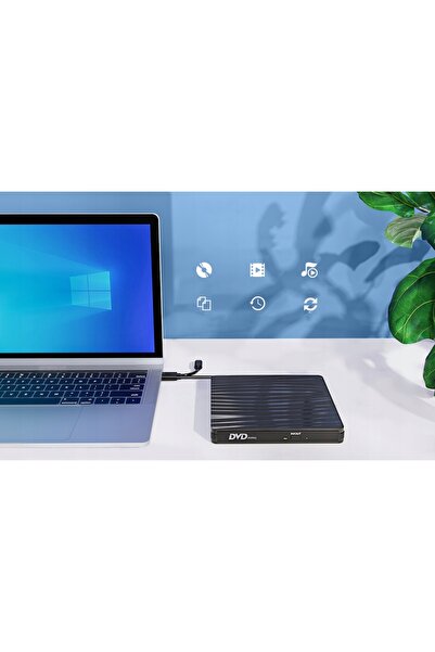 NO BRAND Unitate externă USB 3.0 CD-R/DVD-ROM/RW, scriitor CD, cititor portabil