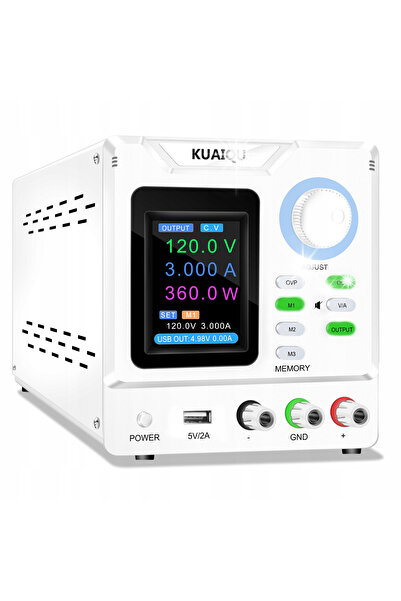 NO BRAND 0-120V 0-3A / 12V 48V Sursă de alimentare de laborator reglabilă Kua...