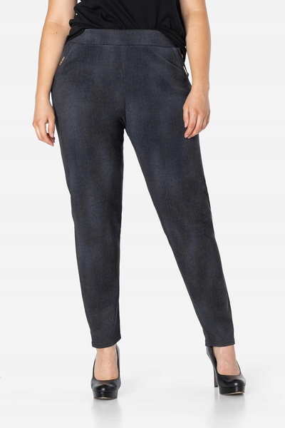 NO BRAND Pantaloni eleganți de damă, mărime mare, tip țigară, cu talie înaltă...