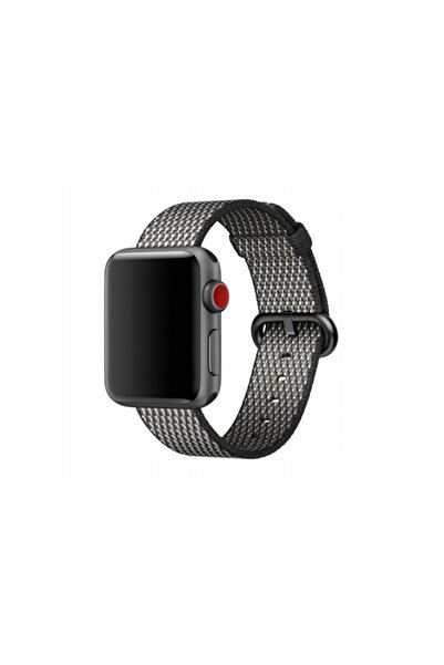 NO BRAND Curea originală Apple Watch din nailon țesut, negru, 38mm
