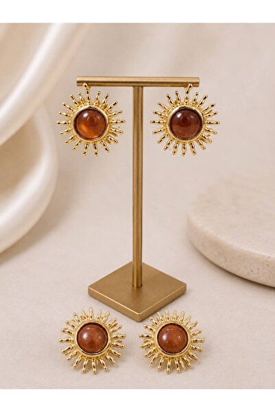 STILADA Kp-135-B-Kkahve Women's Earrings